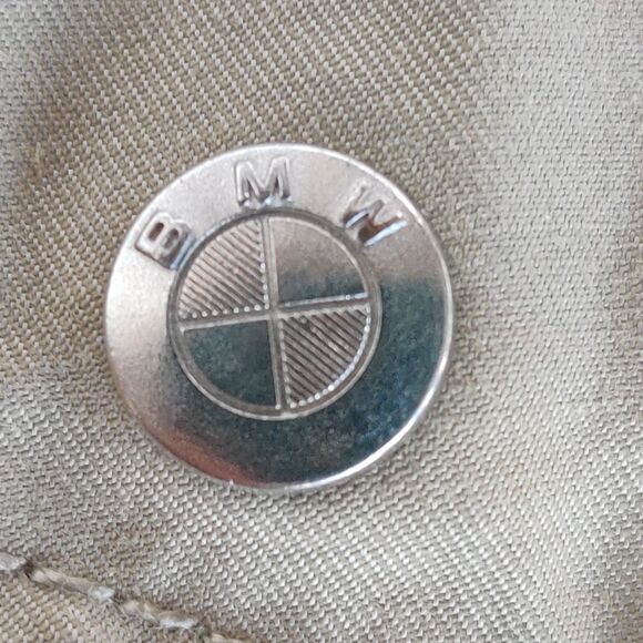 BMW Men’s Jacket Size Large Tan Insulated Beige Khaki Tactical Lined Field Coat - Picture 5 of 16